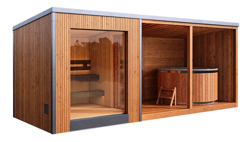 MODULAR SAUNA M6 COMBO